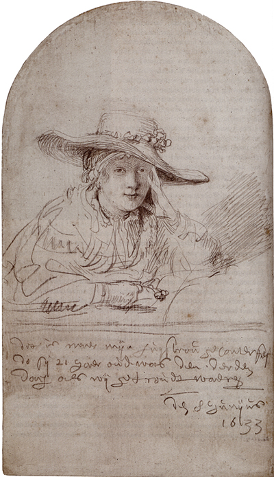 Portrait of Saskia as a Bride Rembrandt